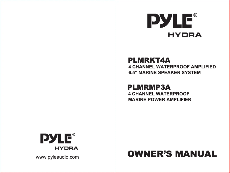 Page 1 de la notice Manuel utilisateur Pyle Hydra PLMRKT4A