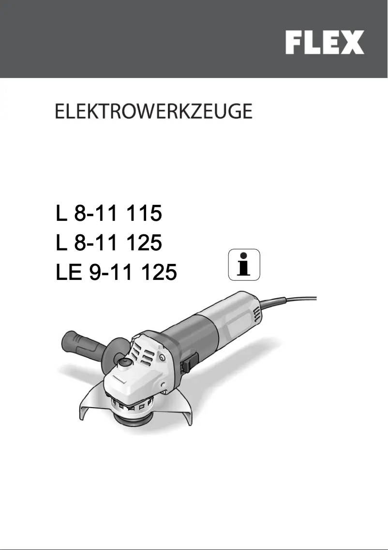 Page n°1 - Manuel utilisateur Flex L 8-11 125