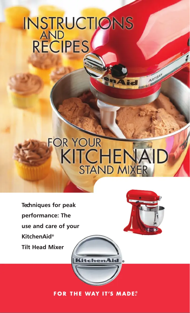 Page n°1 - Manuel utilisateur KitchenAid KSM95TG Ultra Power