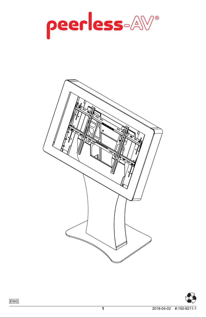 Page n°1 - Manuel utilisateur Peerless-AV KILH555-EUK