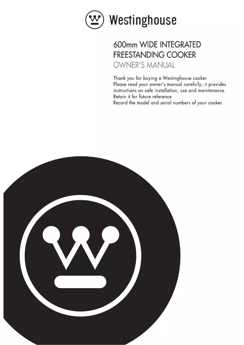 Page 1 de la notice Manuel utilisateur Westinghouse DSL635W