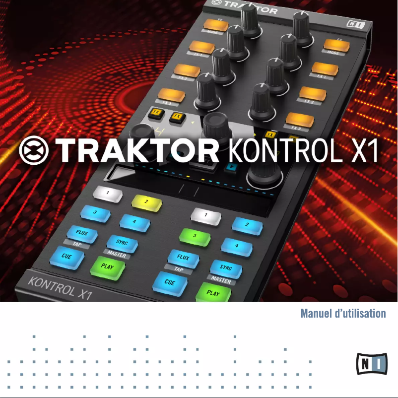 Image de la première page du manuel de l'appareil Traktor Kontrol X1 MK2