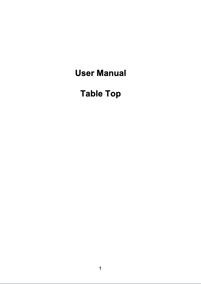 Page n°1 - Manuel utilisateur Candy COT1S45EW