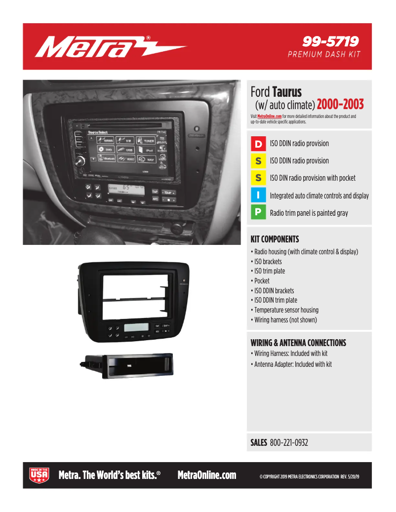Image de la première page du manuel de l'appareil 99-5719
