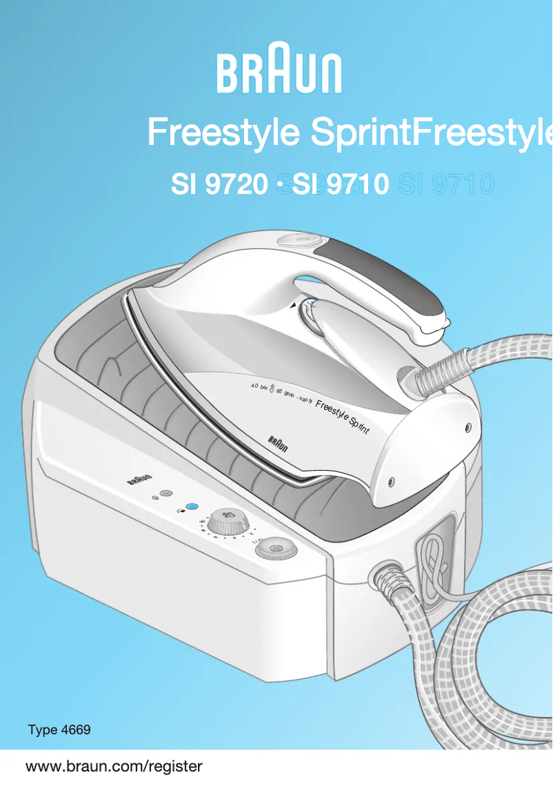 Page n°1 - Manuel utilisateur Braun FreeStyle Sprint SI 9710