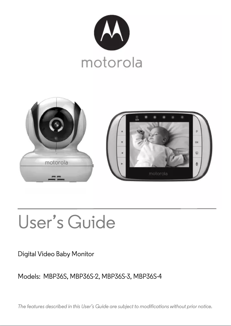 Page 1 de la notice Manuel utilisateur Motorola MBP36S