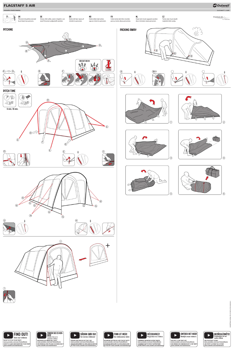 Image de la première page du manuel de l'appareil Flagstaff 5 Air