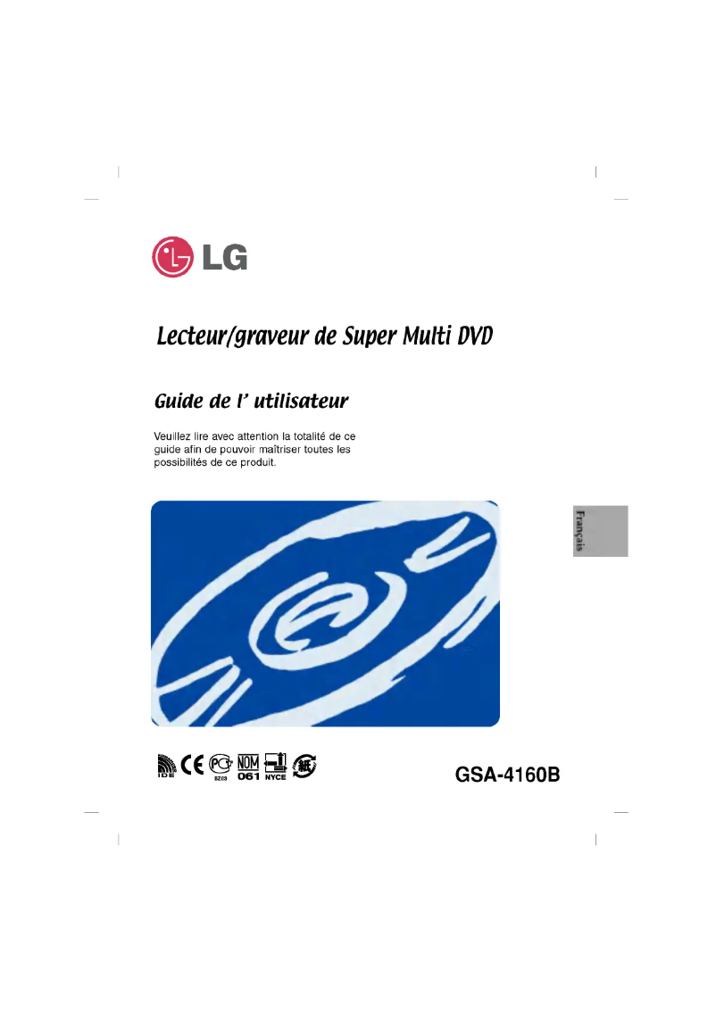 Page n°1 - Manuel utilisateur LG GSA-4160B