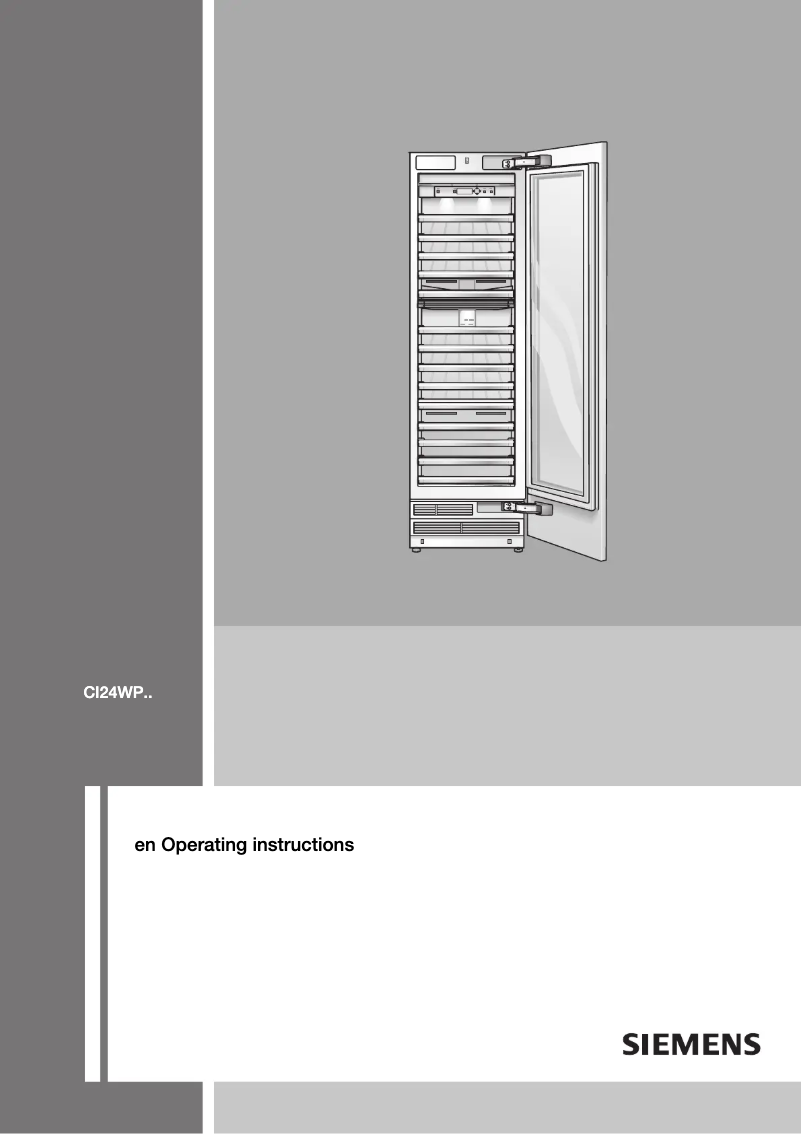 Página 1 del manual Manual de usuario Siemens CI24WP00