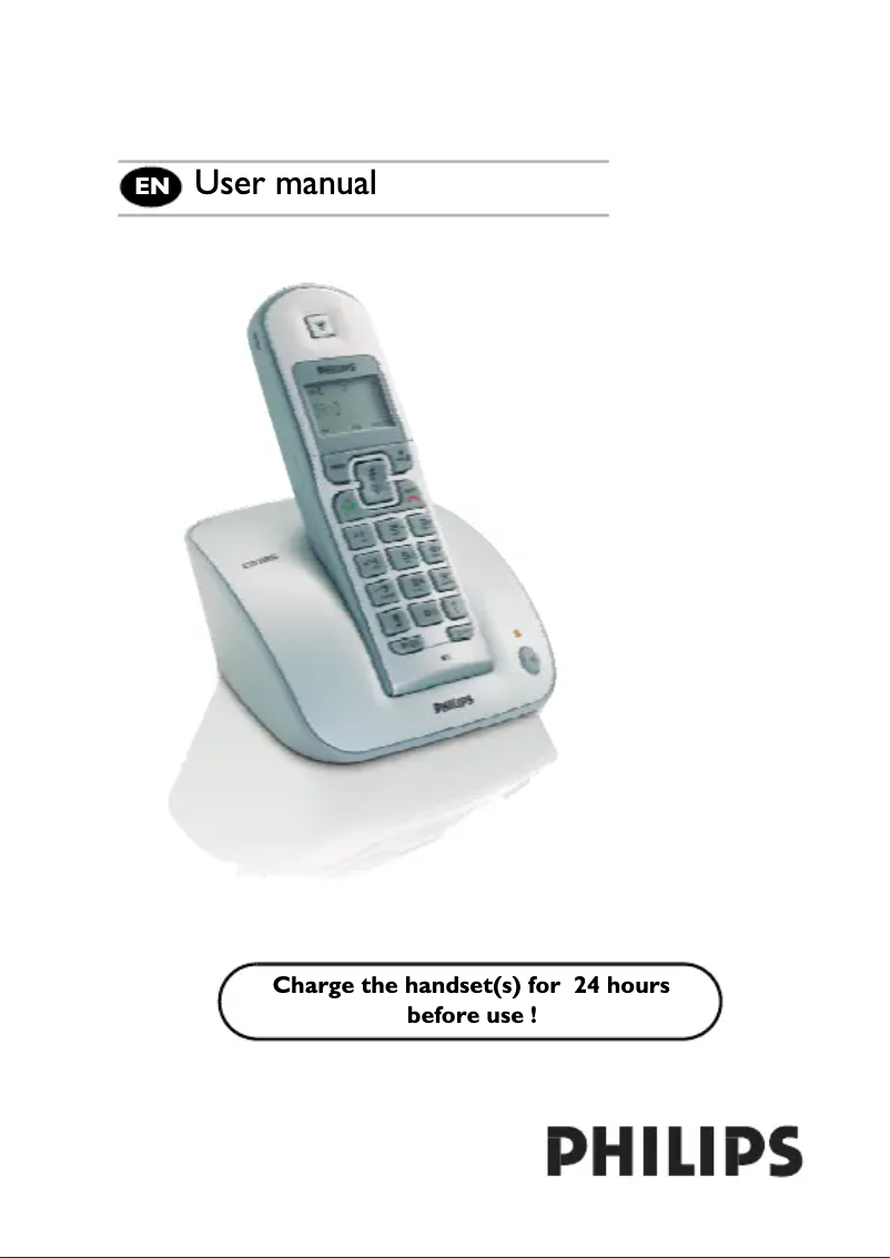 Página 1 del manual Manual de usuario Philips CD1354S