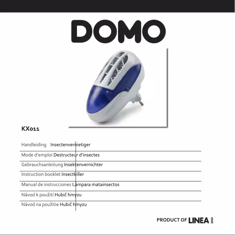 Page n°1 - Manuel utilisateur Domo KX0011