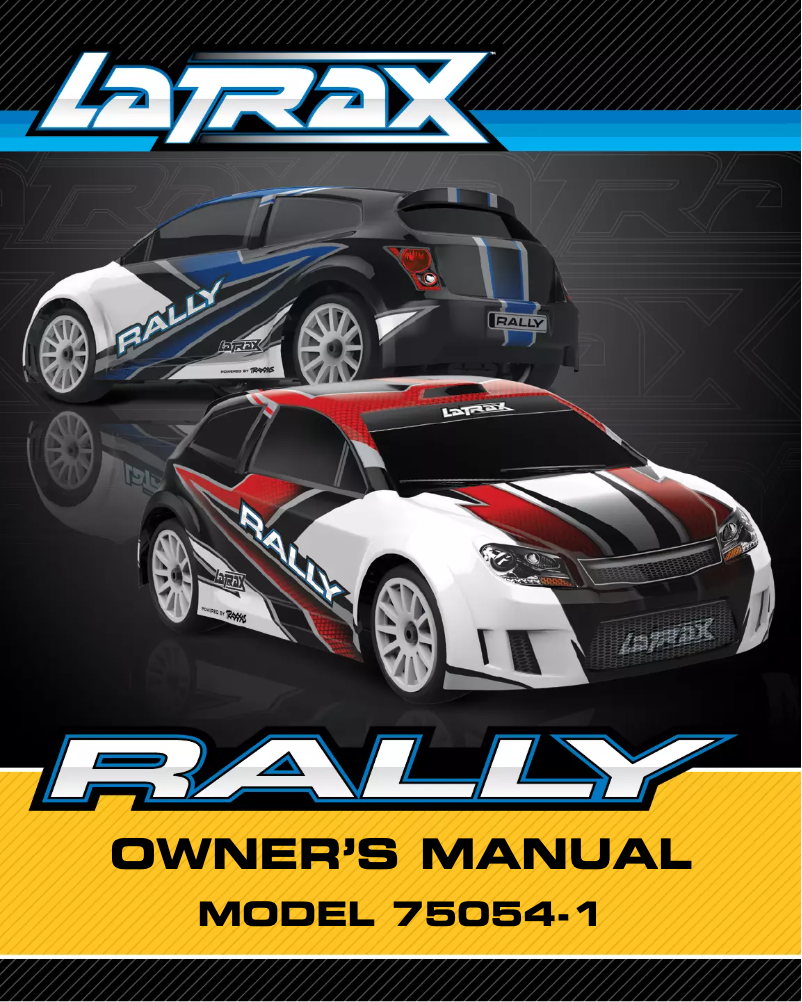Page 1 de la notice Manuel utilisateur LaTrax Rally 75054.1