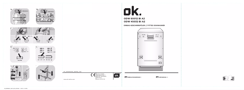 Page 1 de la notice Manuel utilisateur OK ODW 60012 BI A2