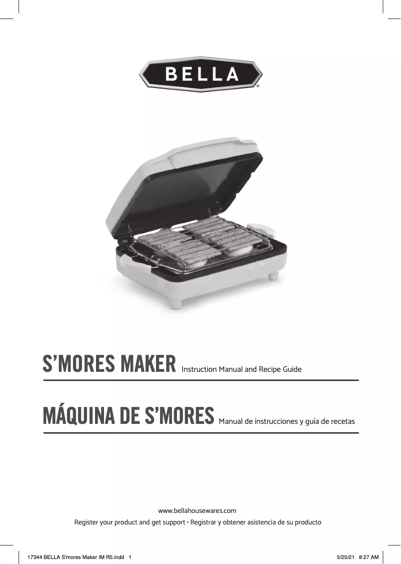 Image de la première page du manuel de l'appareil S'mores Maker