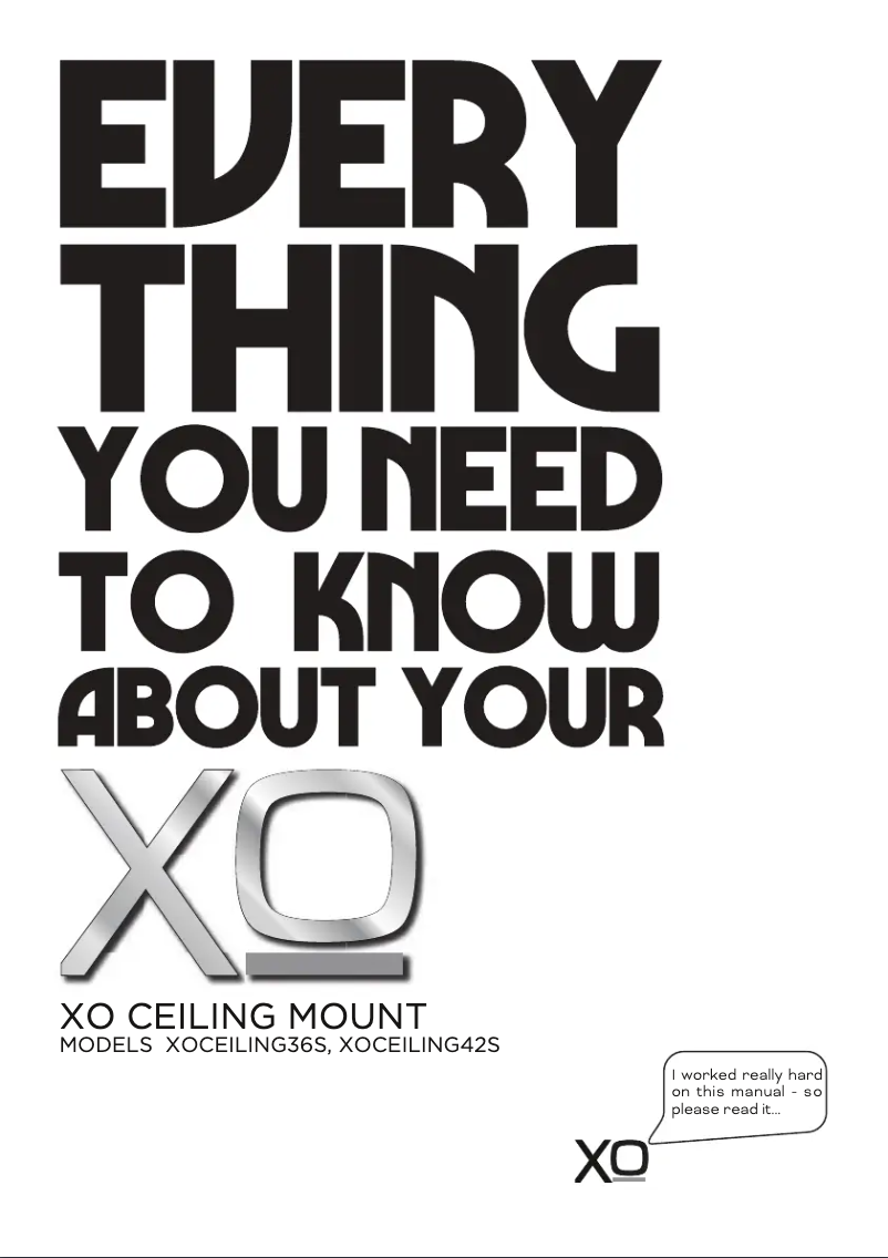 Page n°1 - Manuel utilisateur XO XOCEILING36S