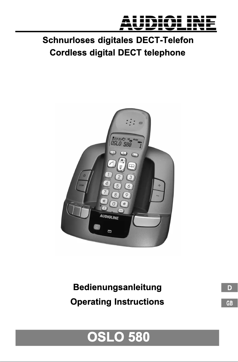 Imagen de la primera página del manual del dispositivo Oslo 580