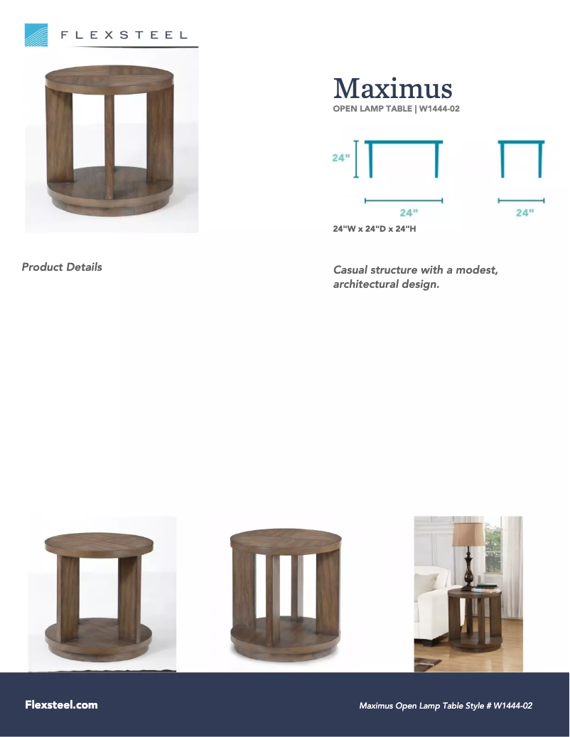 Page 1 de la notice Manuel utilisateur Flexsteel Maximus W1444-02