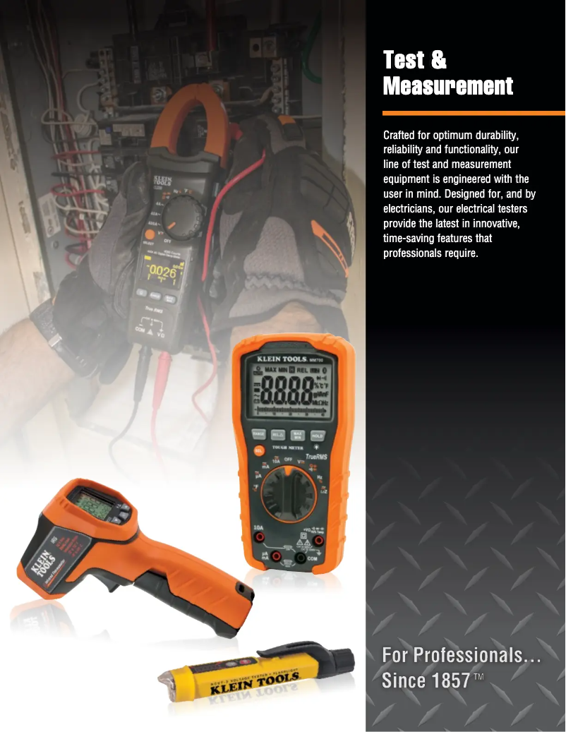 Page n°1 - Brochure Klein Tools CL2200