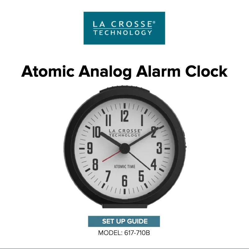 Página 1 del manual Manual de usuario La Crosse Technology 617-710B