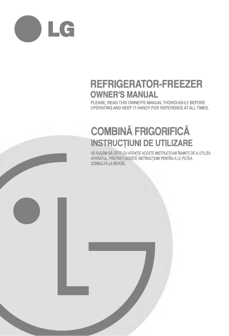 Page 1 de la notice Manuel utilisateur LG GR-652JVPK