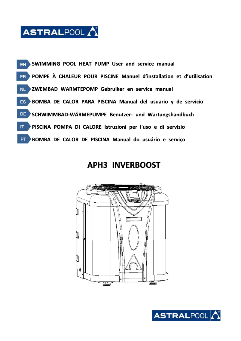 Image de la première page du manuel de l'appareil APH3 Inverboost