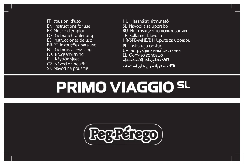 Page 1 de la notice Manuel utilisateur Peg Perego Book Smart