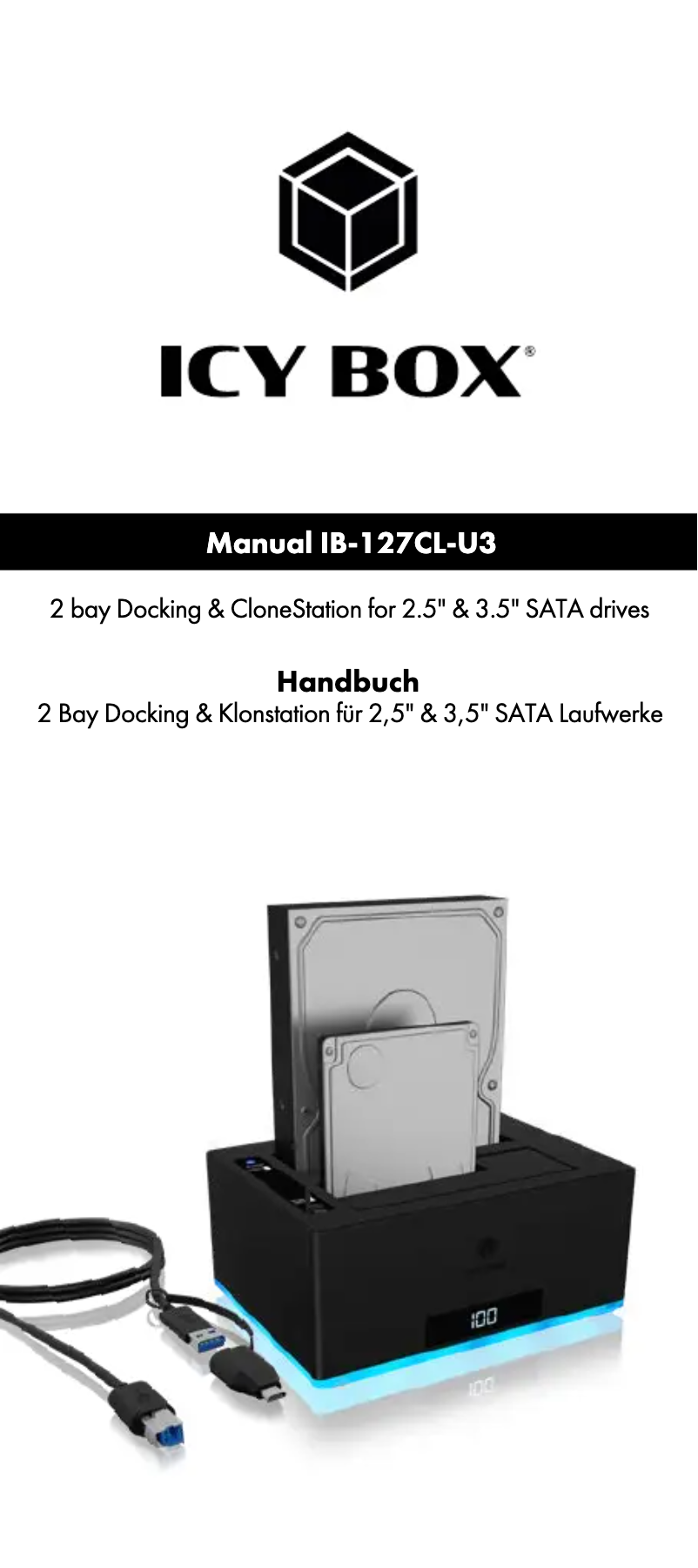 Image de la première page du manuel de l'appareil IB-127CL-U3