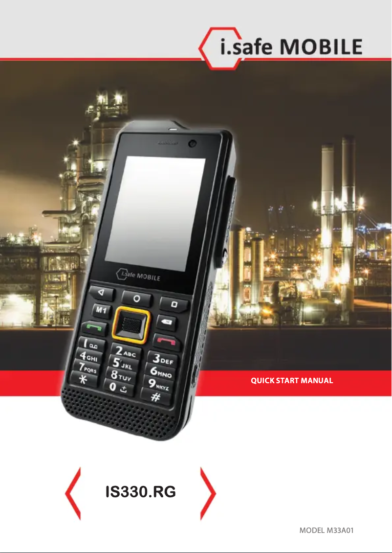 Page 1 de la notice Guide de démarrage rapide i.safe Mobile IS330.RG