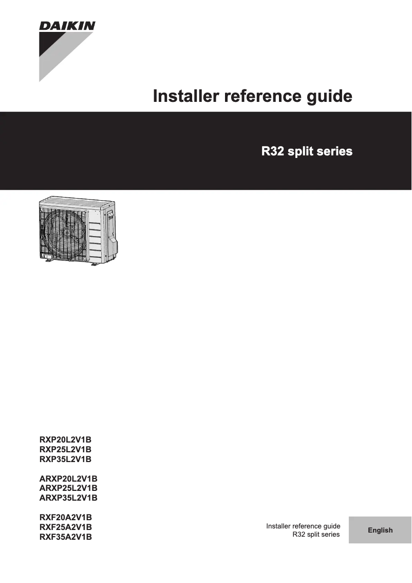 Image de la première page du manuel de l'appareil RXP25L5V1B