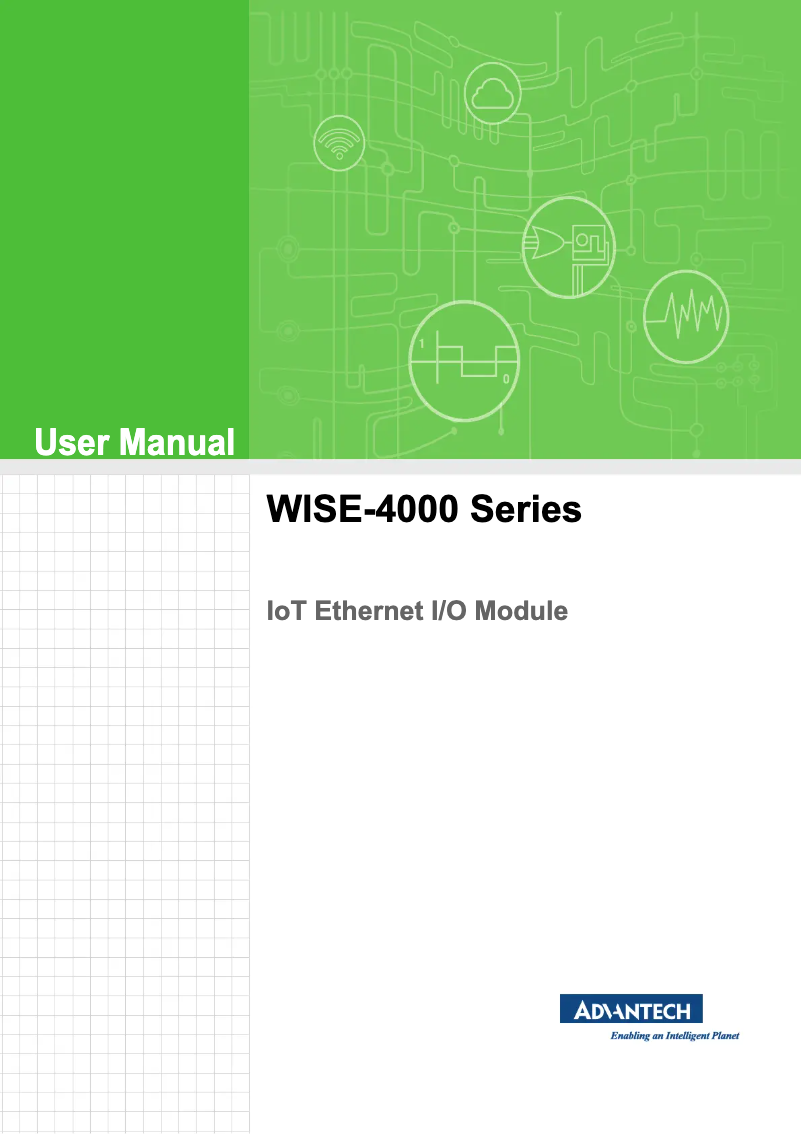 Page 1 de la notice Manuel utilisateur Advantech WISE-4060