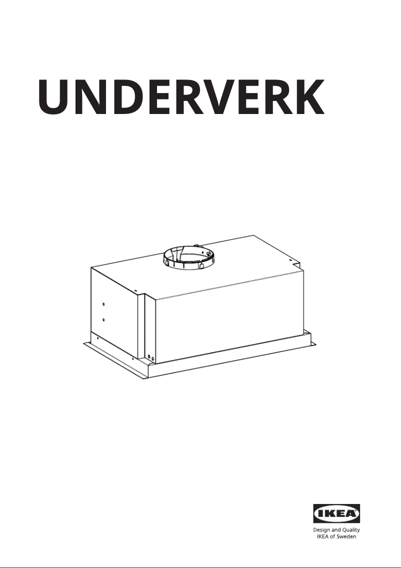 Imagen de la primera página del manual del dispositivo UNDERVERK 205.089.55