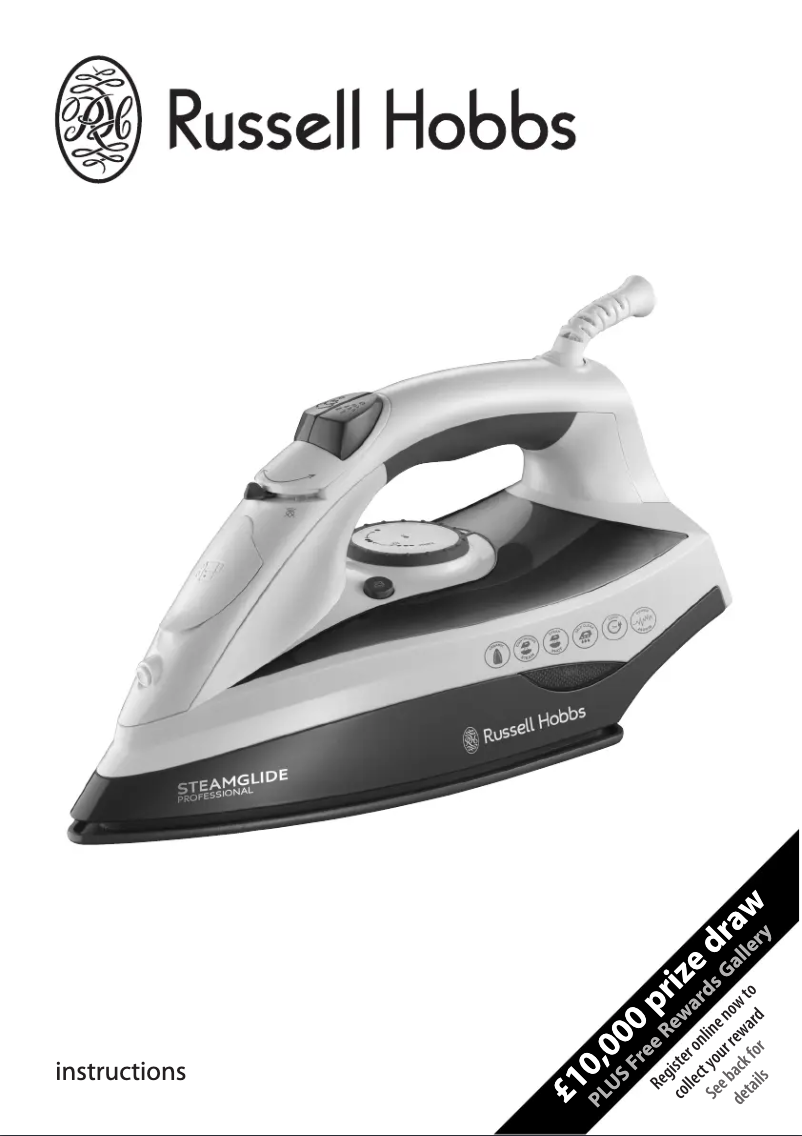 Image de la première page du manuel de l'appareil Steamglide 19220