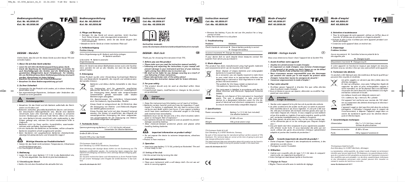 Imagen de la primera página del manual del dispositivo 60.3056.01