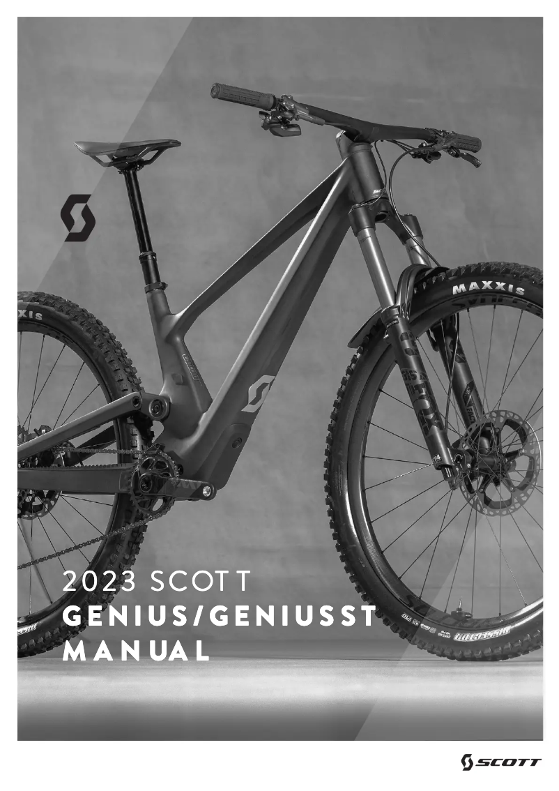 Image de la première page du manuel de l'appareil Contessa Genius 920