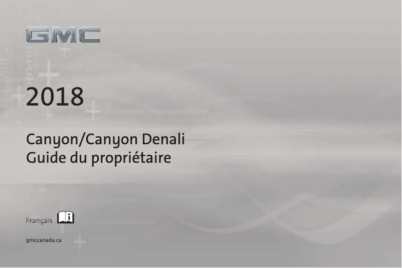 Image de la première page du manuel de l'appareil Canyon (2018)