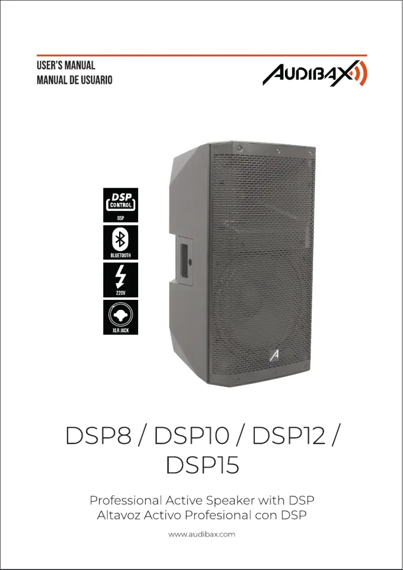 Page n°1 - Manuel utilisateur Audibax DSP10 G2