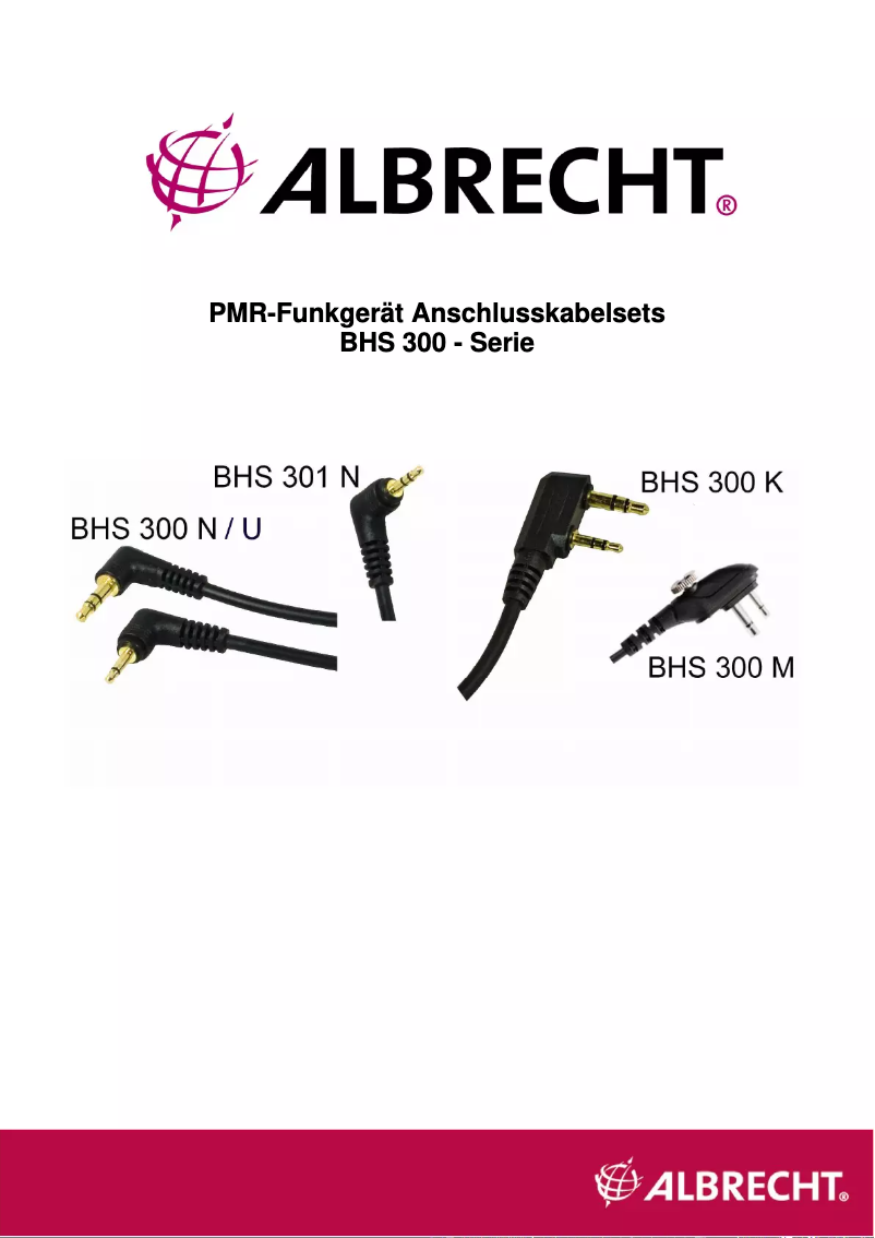 Page 1 de la notice Manuel utilisateur Midland BHS 300 N