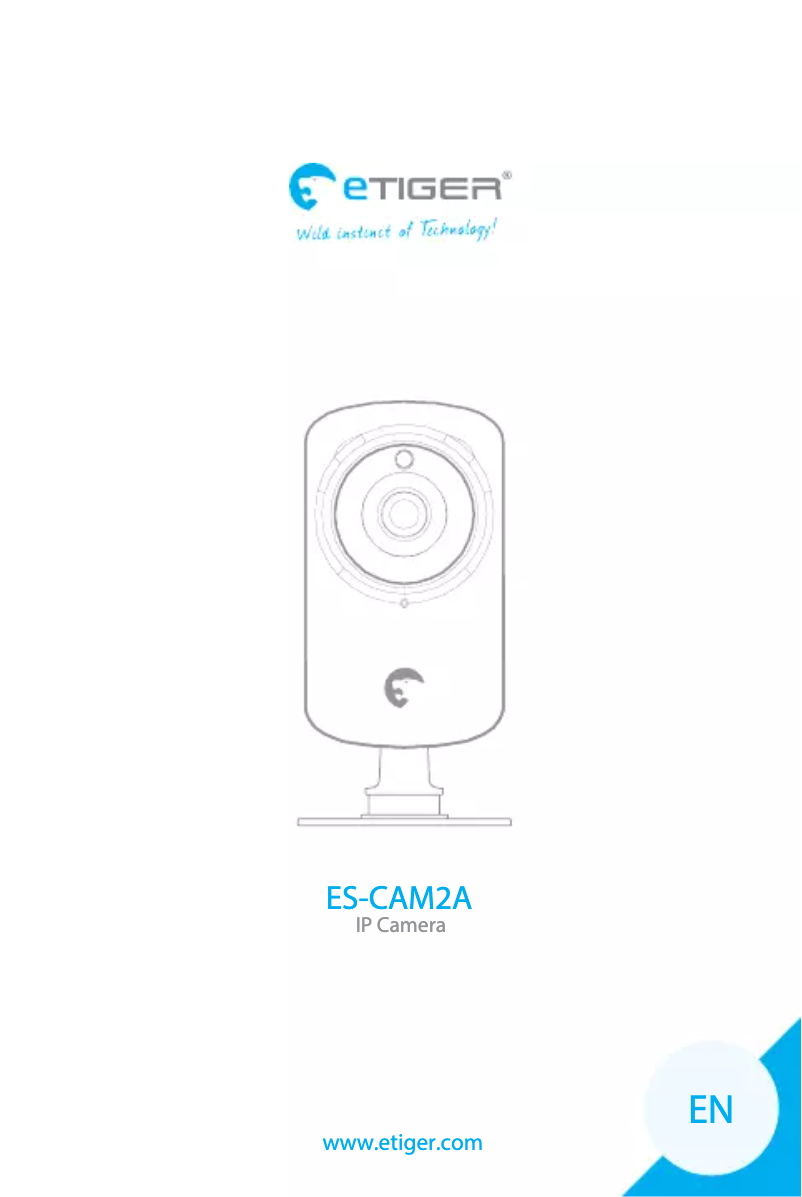 Page n°1 - Manuel utilisateur eTiger ES-CAM2A