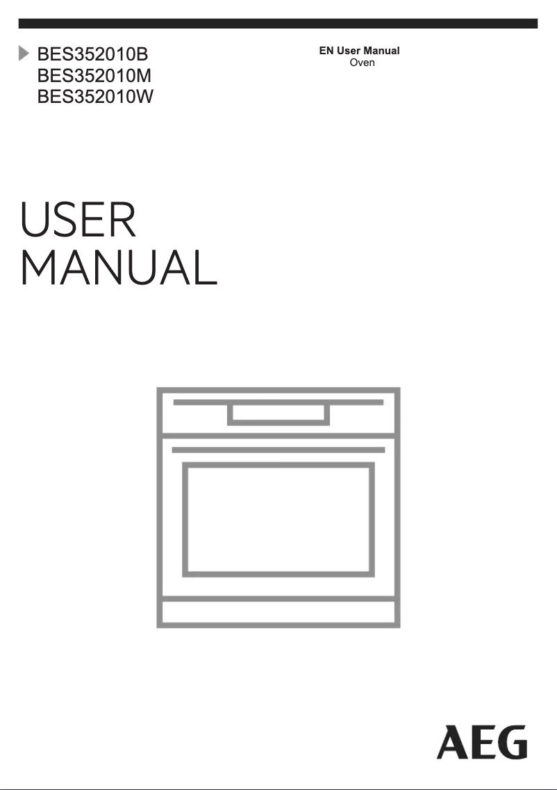 Page n°1 - Manuel utilisateur AEG BES352010W