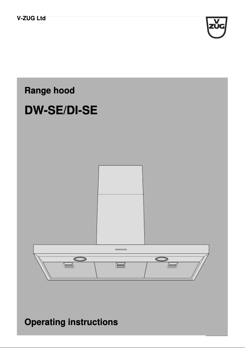 First page image of the manual for DI-SE 12