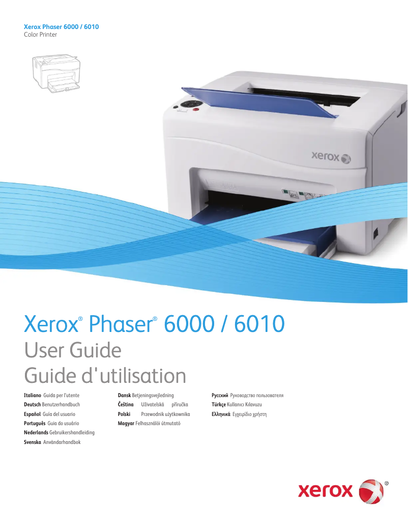 Page n°1 - Manuel utilisateur Xerox Phaser 6010N