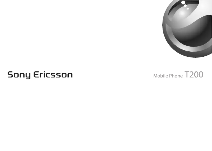 Page n°1 - Manuel utilisateur Sony Ericsson T200