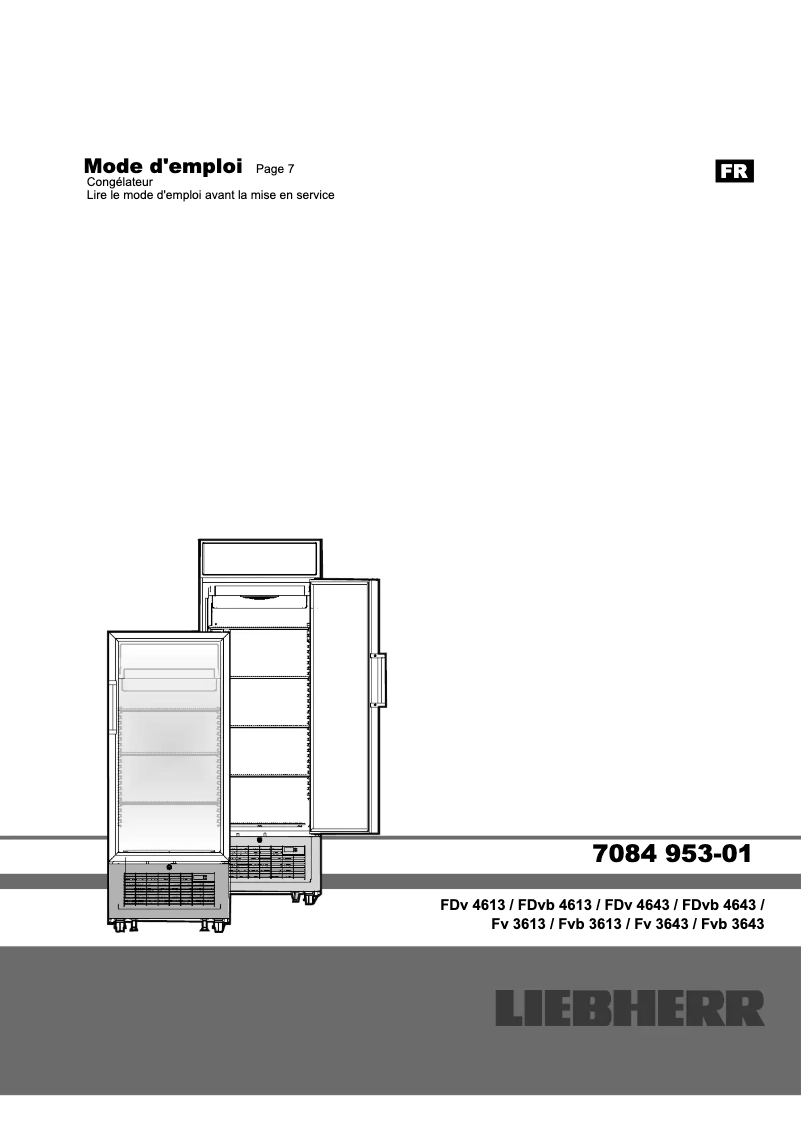 Image de la première page du manuel de l'appareil Fvb 3613