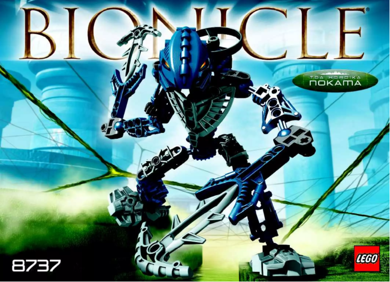 Image de la première page du manuel de l'appareil Bionicle 8737