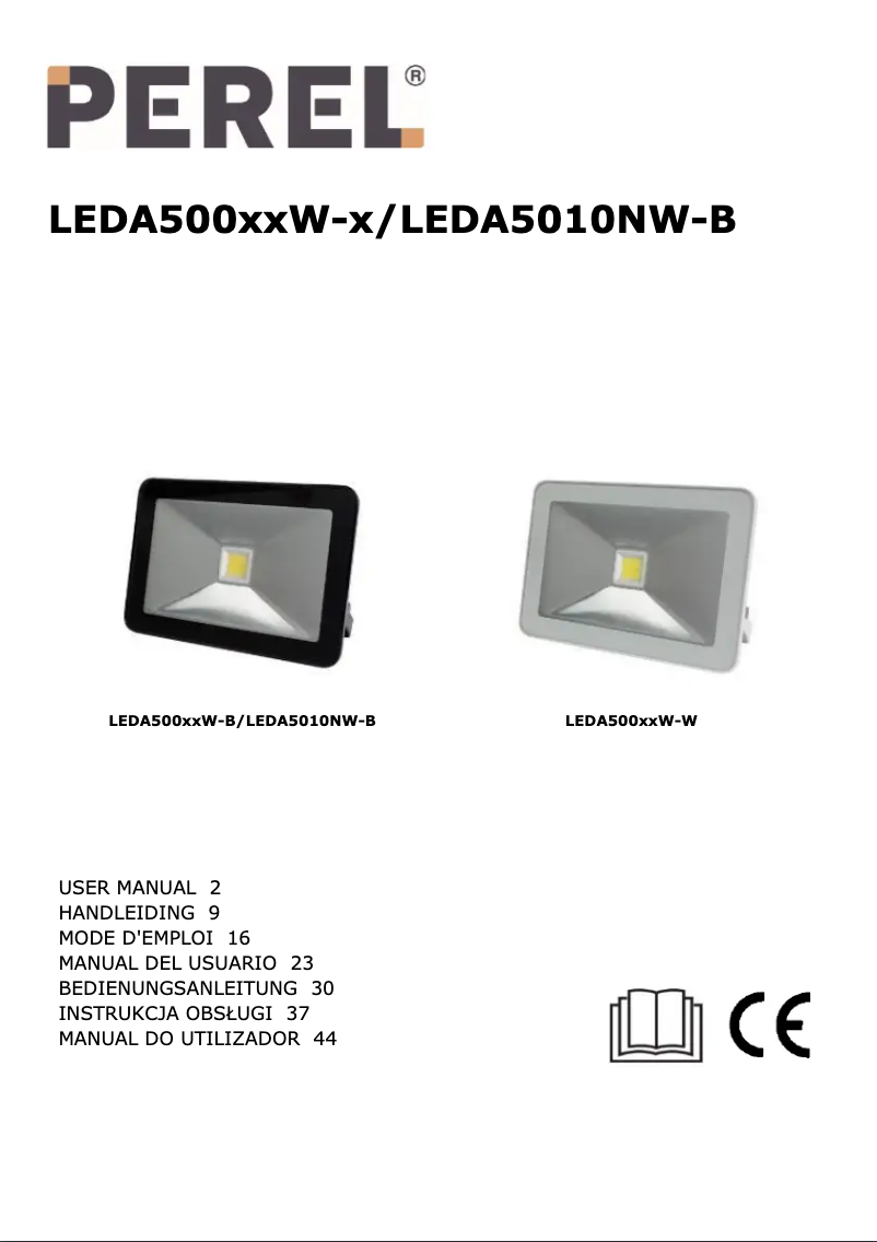 Page 1 de la notice Manuel utilisateur Perel LEDA5005NW-B