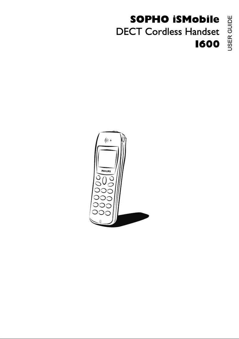 Page n°1 - Manuel utilisateur Philips I 600 Dect