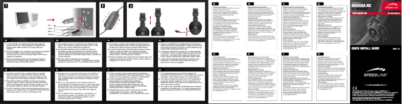 First page image of the manual for Medusa NX SL-8793