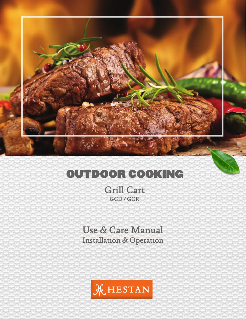 Page n°1 - Manuel utilisateur Hestan GRGL24