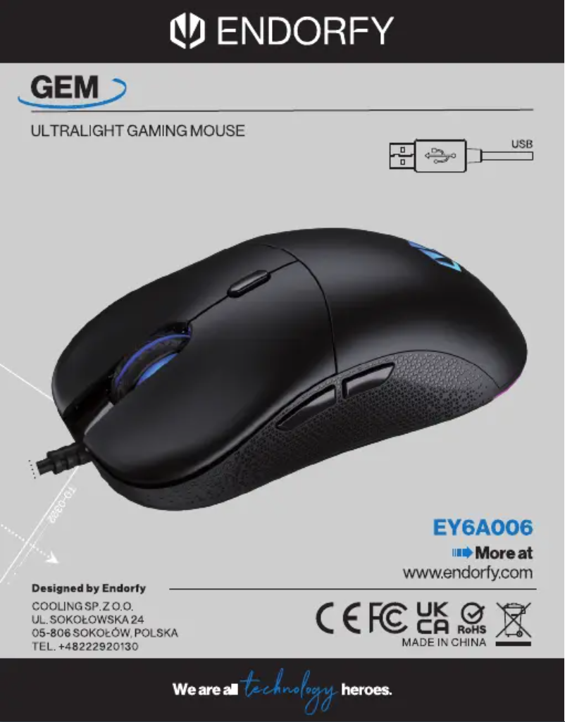 Page 1 de la notice Manuel utilisateur ENDORFY GEM