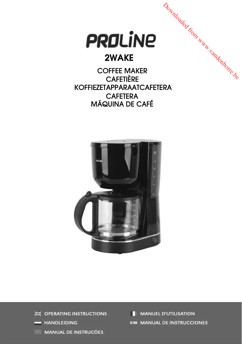 Page n°1 - Manuel utilisateur Proline 2WAKE